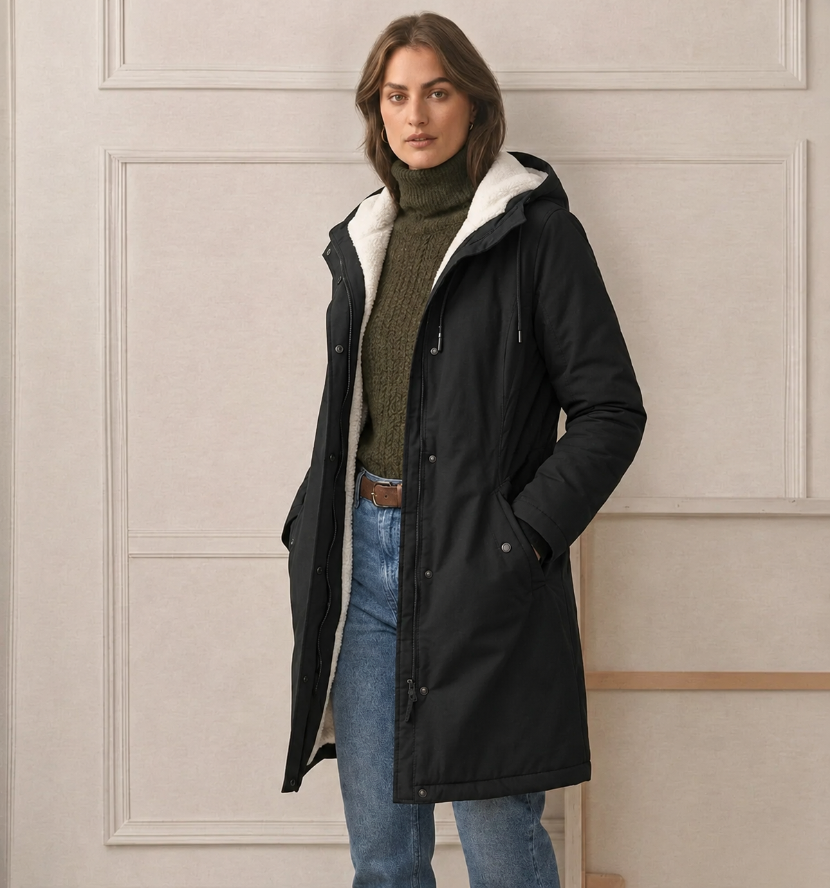 Marjorie | Veste chaude déperlante à capuche