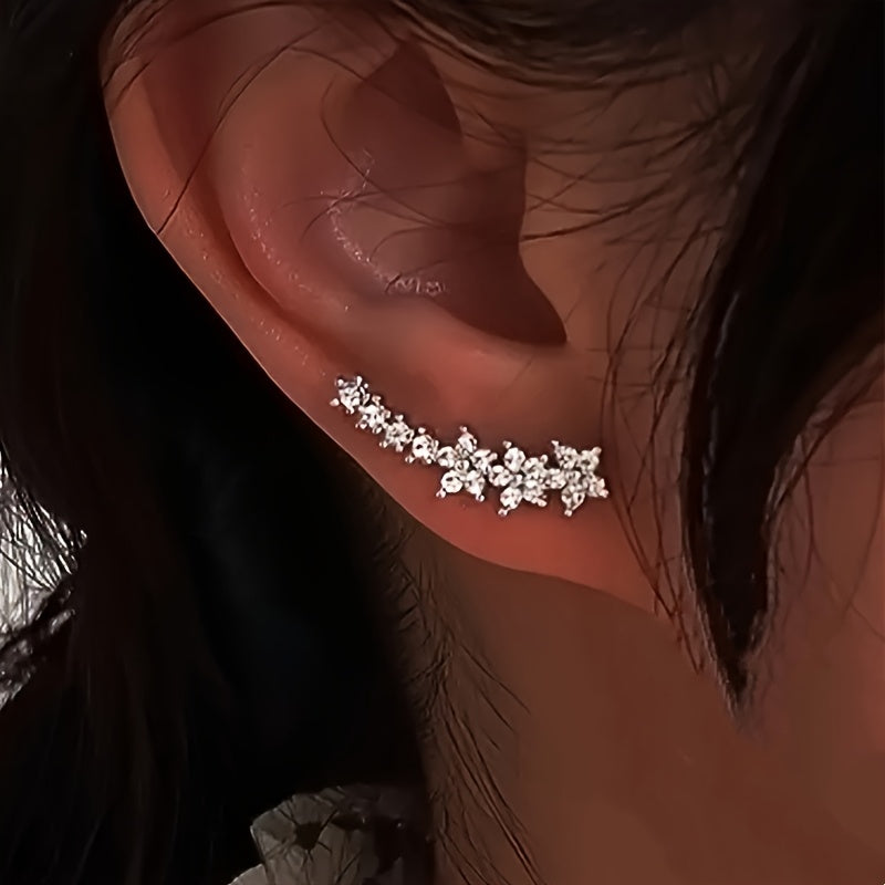 Angélique - Boucles d'oreilles florales intemporelles