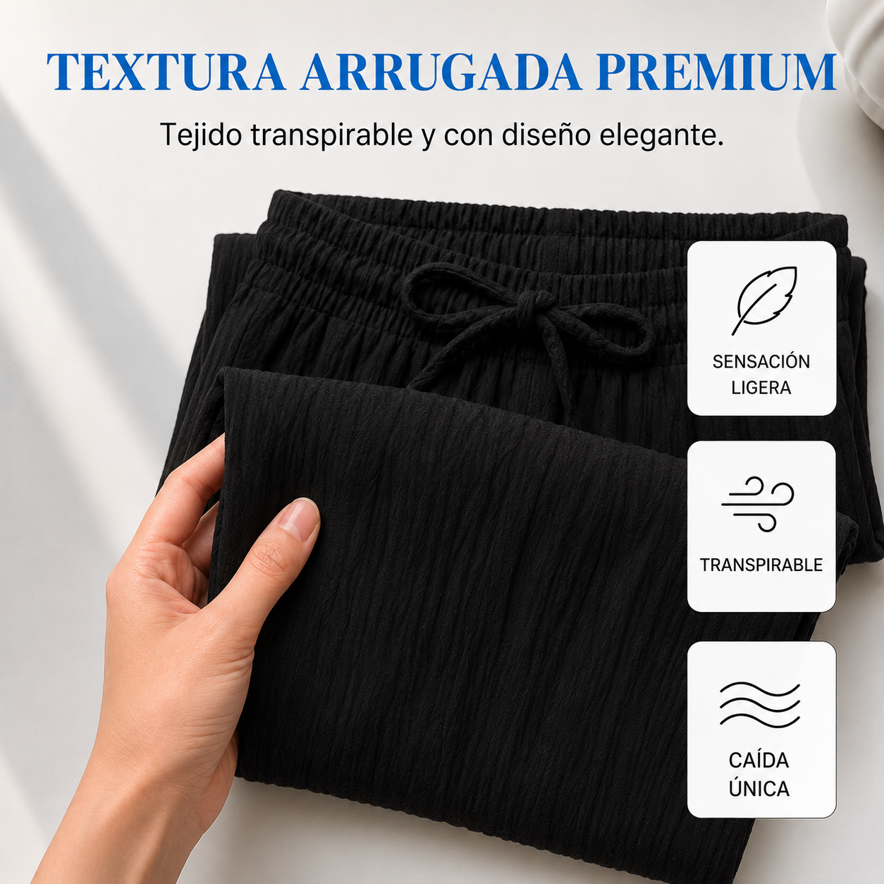 Miranda | Pantalones con cintura elástica para mujer.