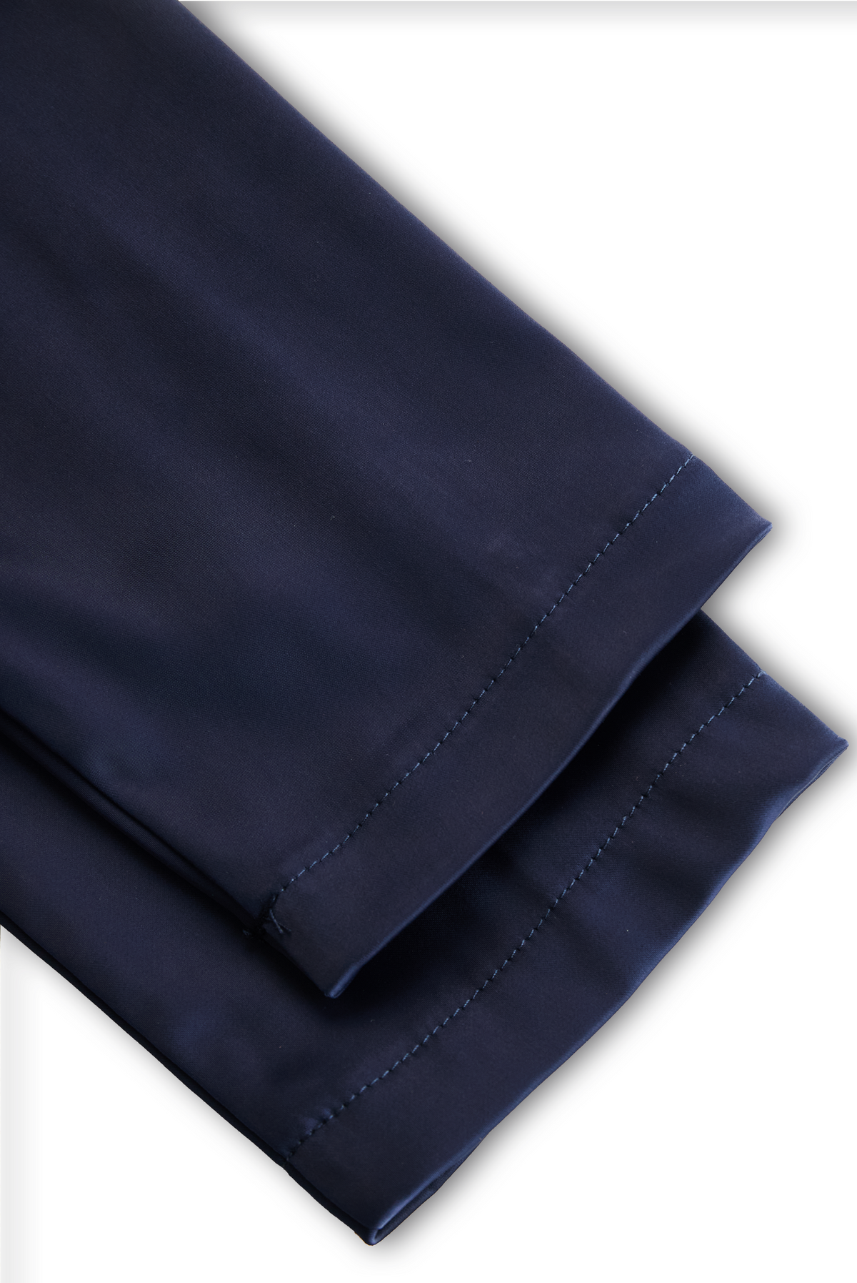 Adèle | Robe mi-longue en satin d'inspiration vintage à col drapé
