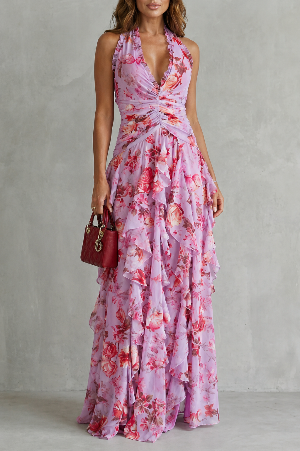 Inadara | Vestido Romántico de rosas
