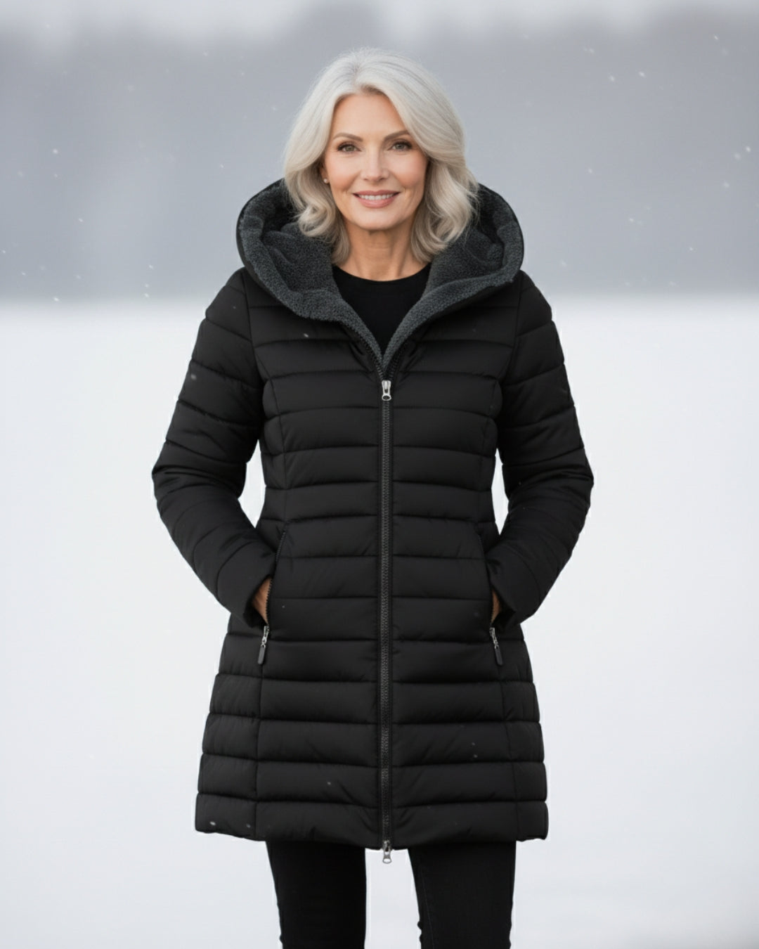 Georgine | Manteau doudoune avec doublure polaire