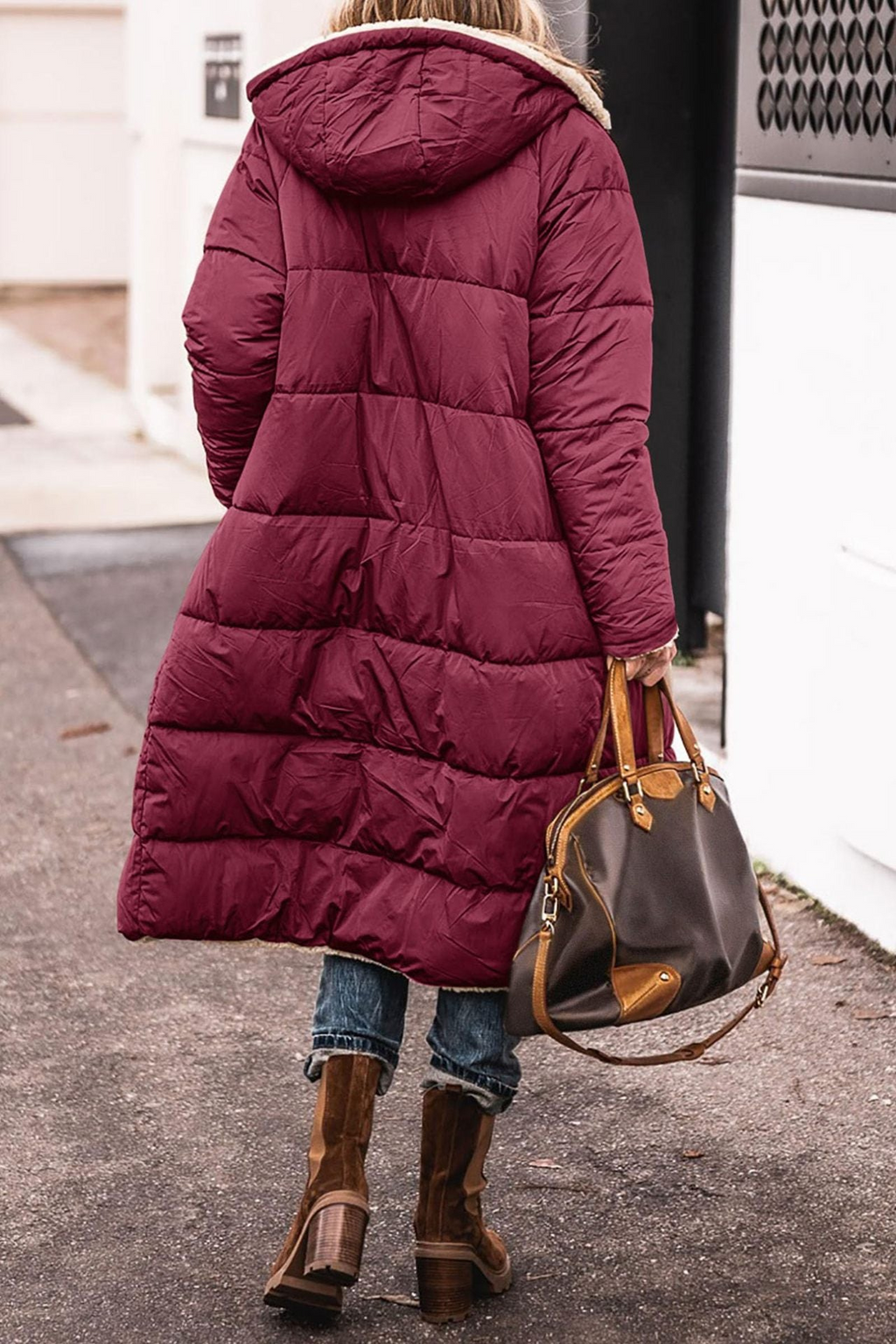 Carine | Manteau réversible élégant pour femme