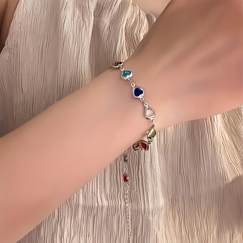 Anaïs - Bracelet unique en forme de cœur