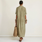 Brianda | Vestido camisero midi con botones