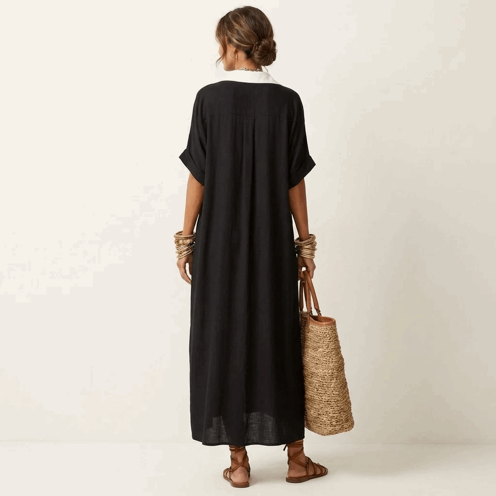 Brianda | Vestido camisero midi con botones
