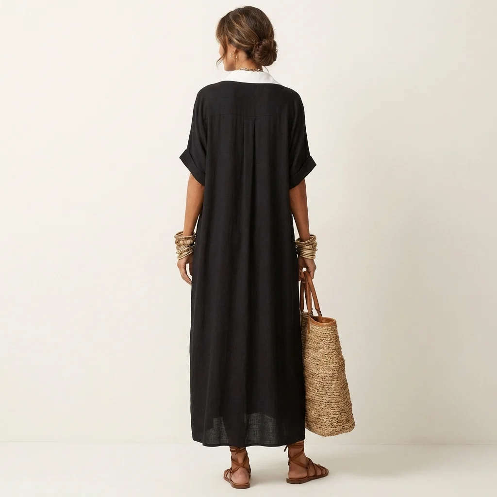 Brianda | Vestido camisero midi con botones