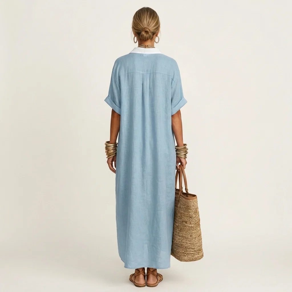 Brianda | Vestido camisero midi con botones
