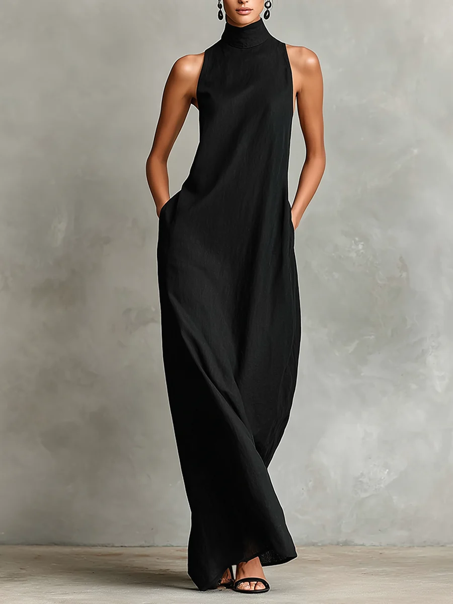 Teresa | Vestido fluido de silueta envolvente