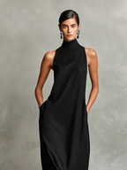 Teresa | Vestido fluido de silueta envolvente