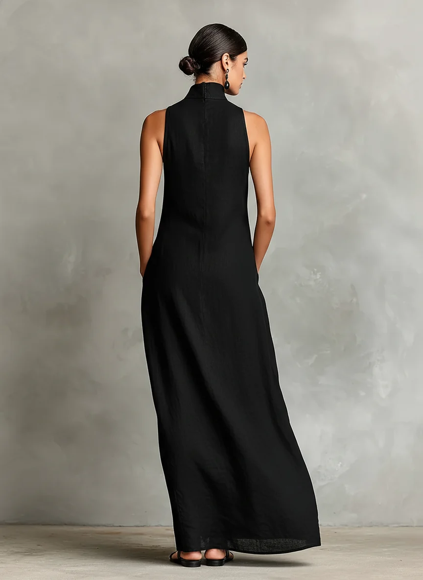 Teresa | Vestido fluido de silueta envolvente