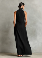 Teresa | Vestido fluido de silueta envolvente