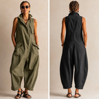 Clara | Mono Cargo Relajado con Bolsillos
