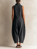 Clara | Mono Cargo Relajado con Bolsillos