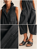 Clara | Mono Cargo Relajado con Bolsillos