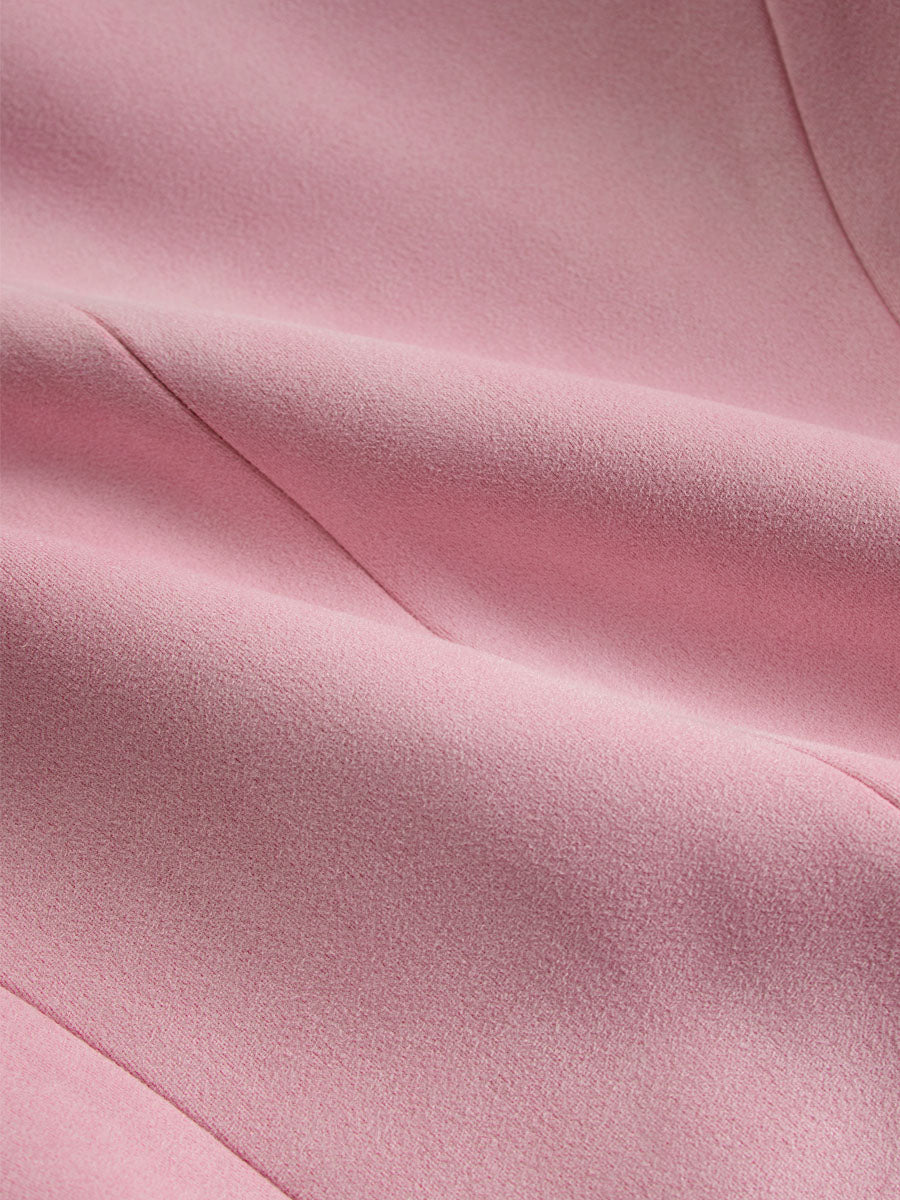 Garance | Blazer à revers en faux daim et fausse fourrure, multi-boutons