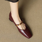 Armelle | Ballerines en cuir véritable