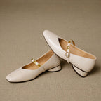 Armelle | Ballerines en cuir véritable