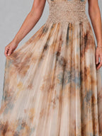 Elave | Vestido Maxi con Escote Halter y Cintura de Encaje