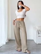 Leticia | Pantalon de Lino Elegante