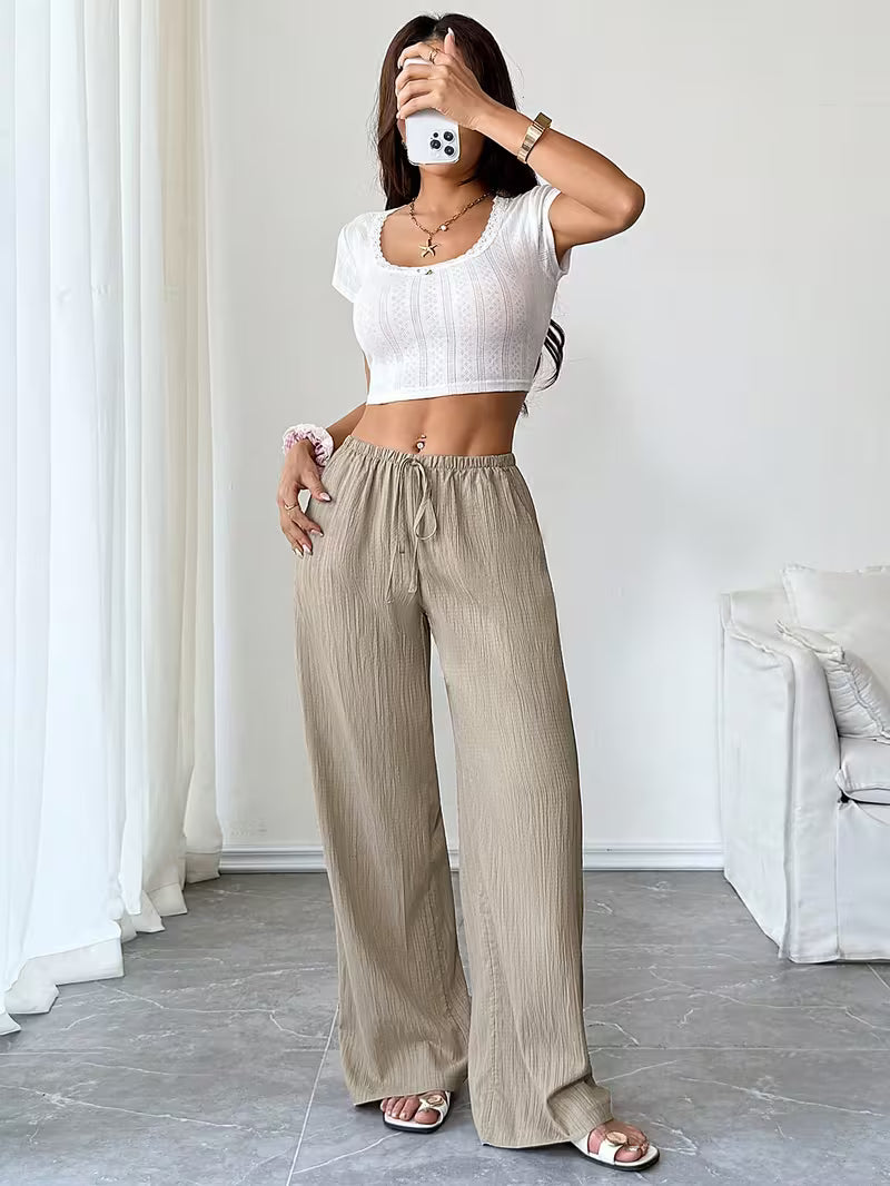 Leticia | Pantalon de Lino Elegante