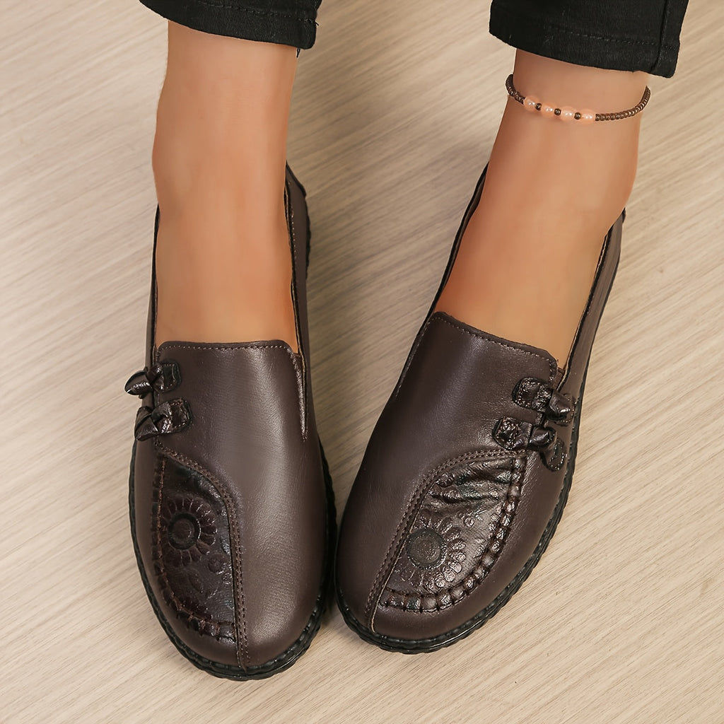 Charlotte | Mocassins confort à détail floral