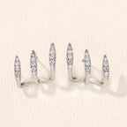 Fleur - Boucle d'oreille triple élégante