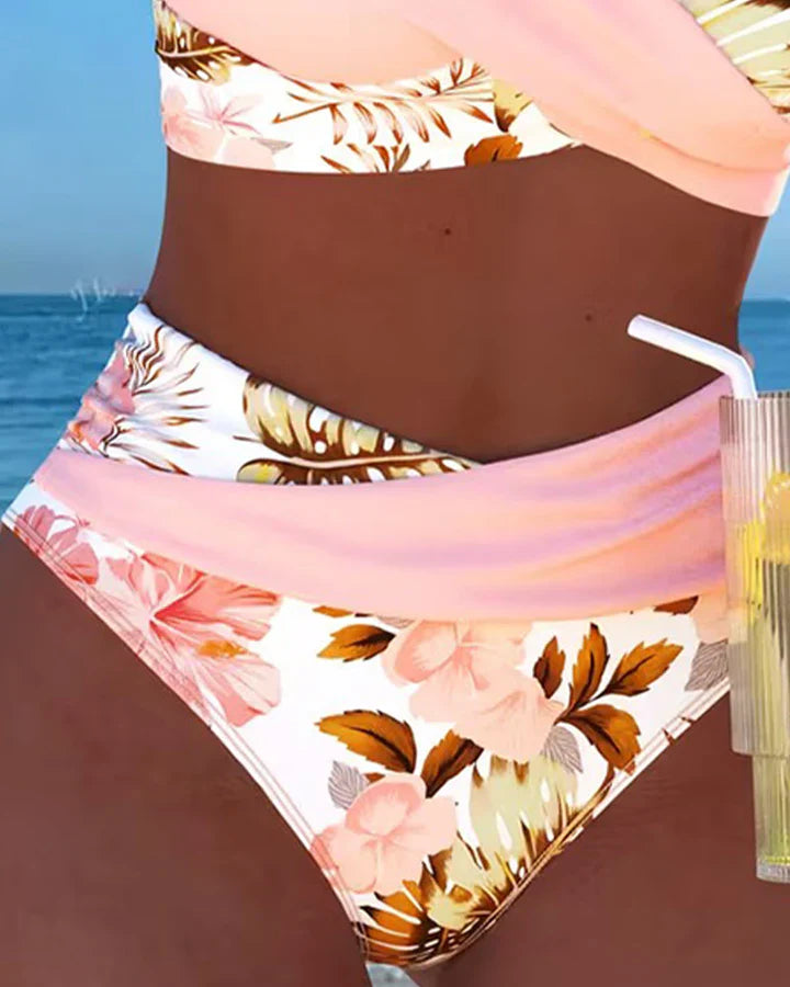 Jolina | Bikini floral en contraste