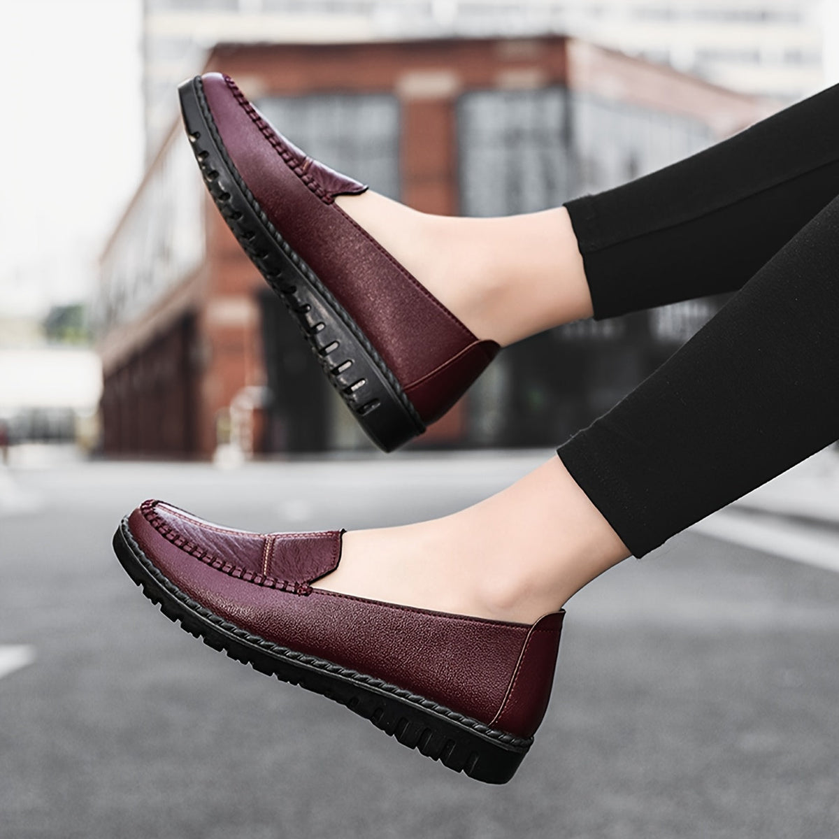 Estelle | Mocassins confort surpiqués