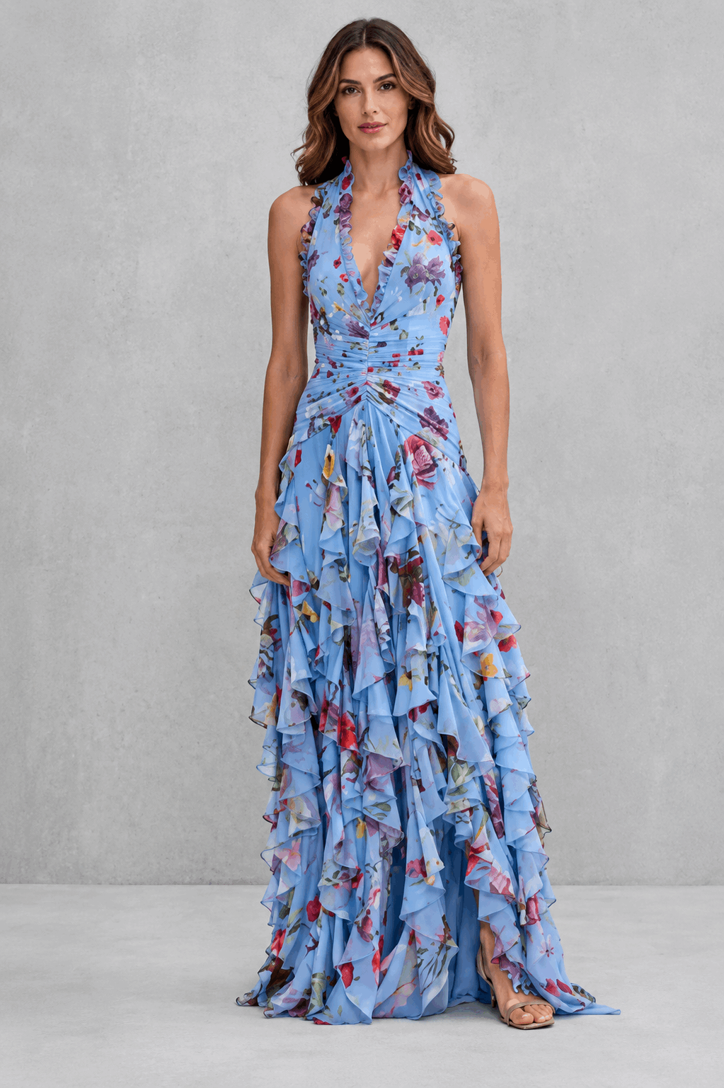 Indara | Vestido Romántico de rosas