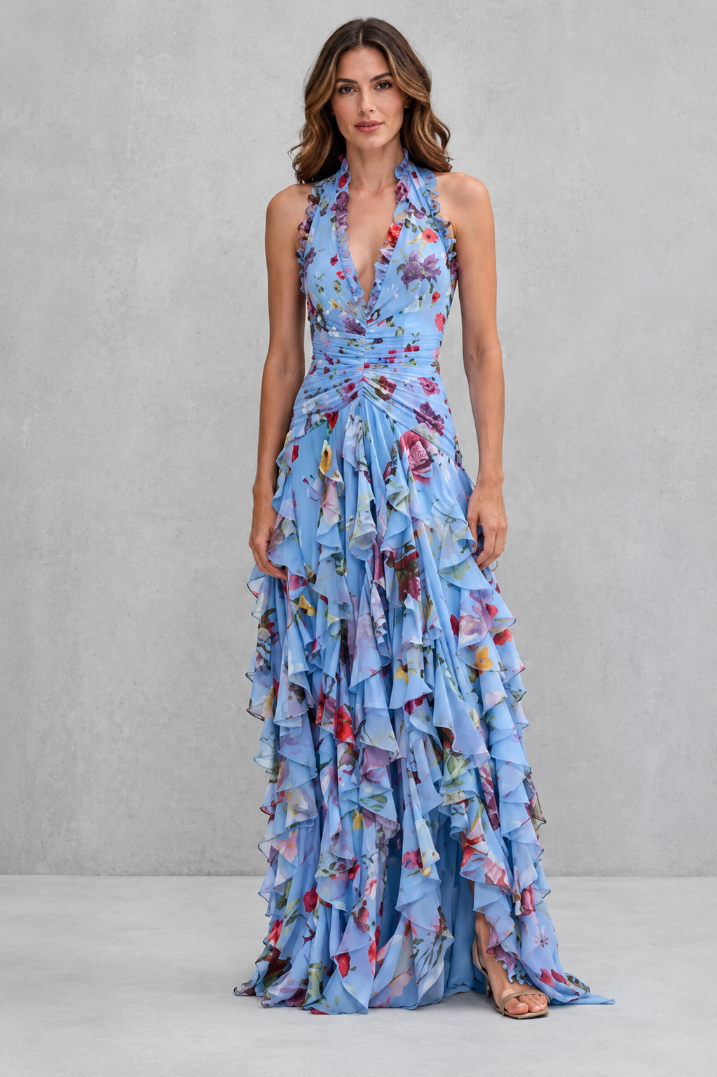 Inadara | Vestido Romántico de rosas