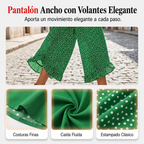 Lina | Pantalones de mujer fluidos de talle alto y pierna ancha