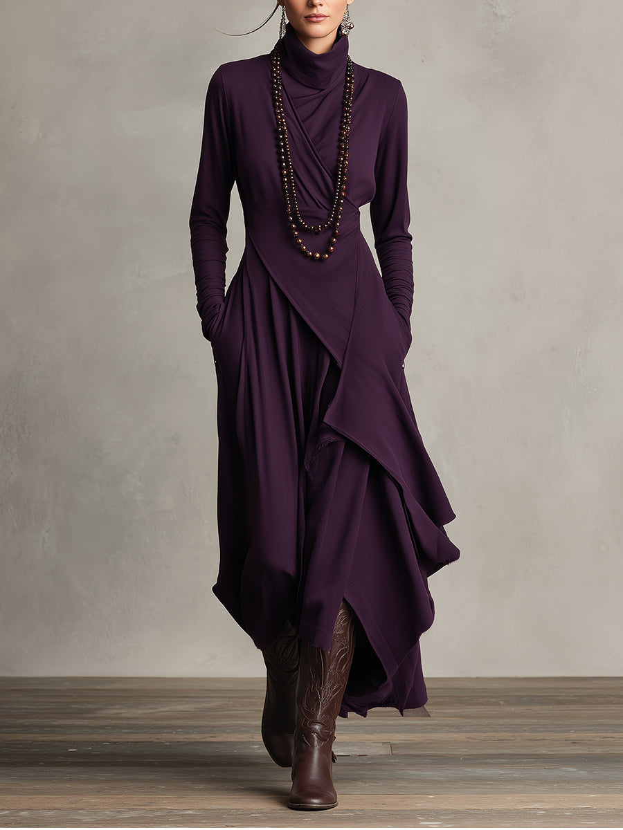 Cléophée | Robe élégante drapée