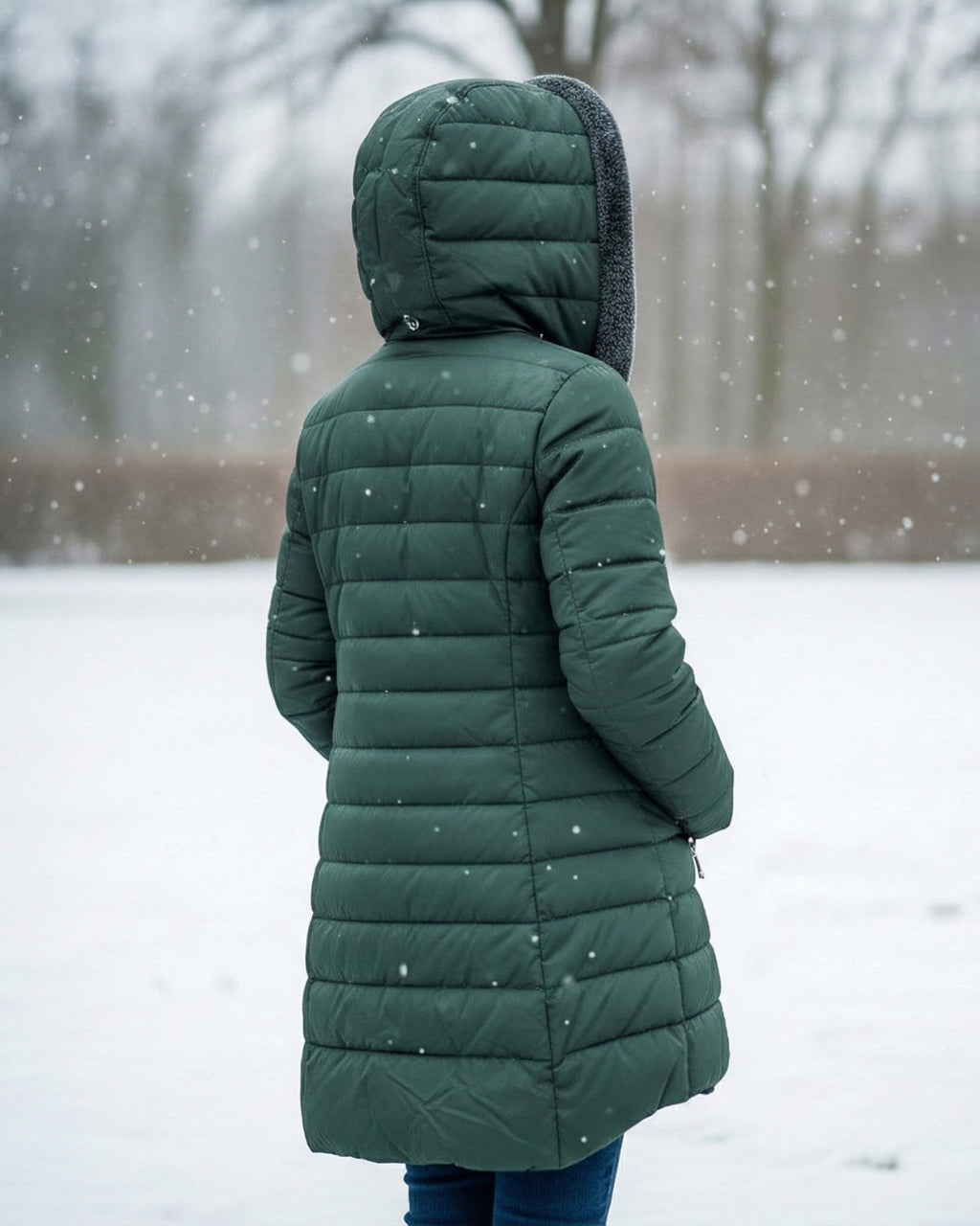 Georgine | Manteau doudoune avec doublure polaire