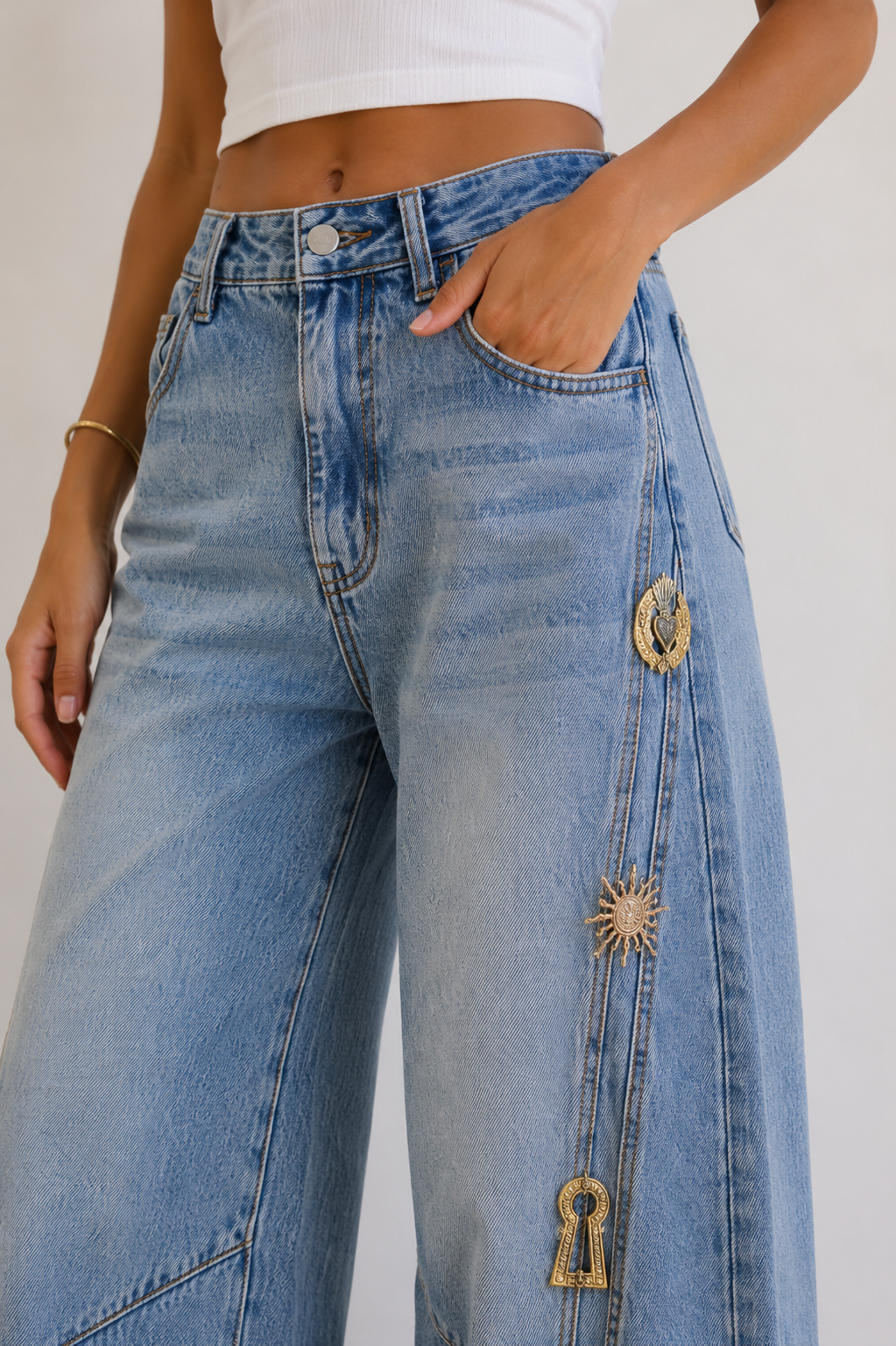 Iria | Vaqueros Corte Ancho