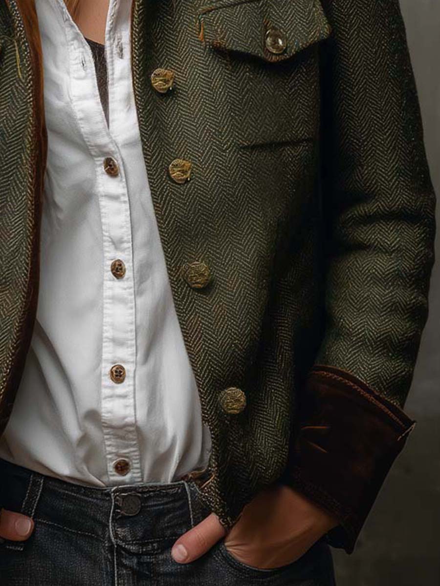 Honorine | Blazer à chevrons