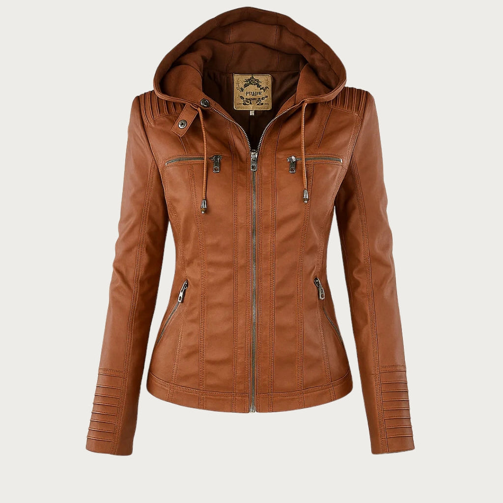 Flavie | Veste en cuir résistante et élégante