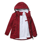Capucine | Parka chaude à capuche et doublure polaire douce