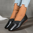 Claire | Ballerines à bout carré et brides croisées