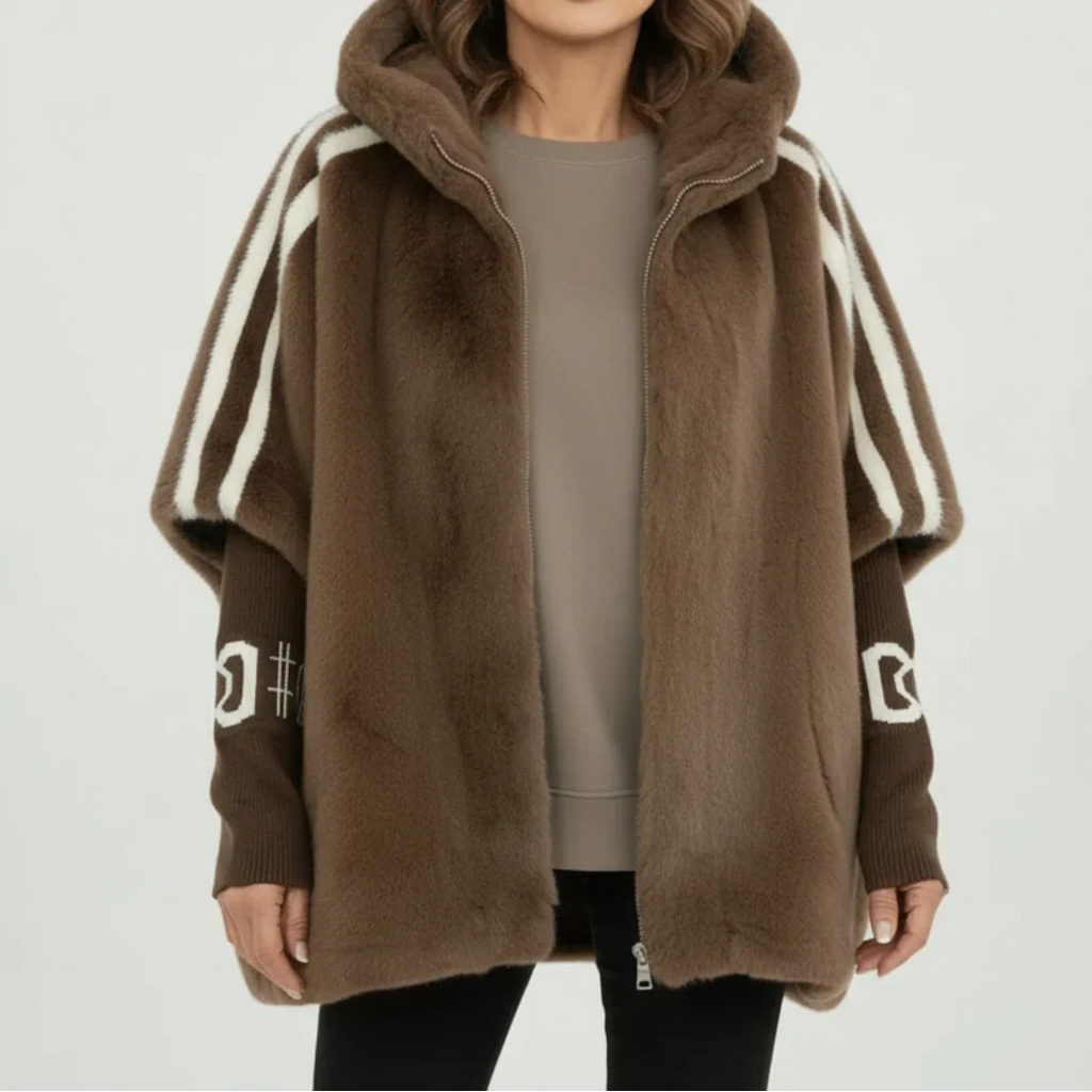 Jeannette™ | Manteau d’hiver élégant en fausse fourrure