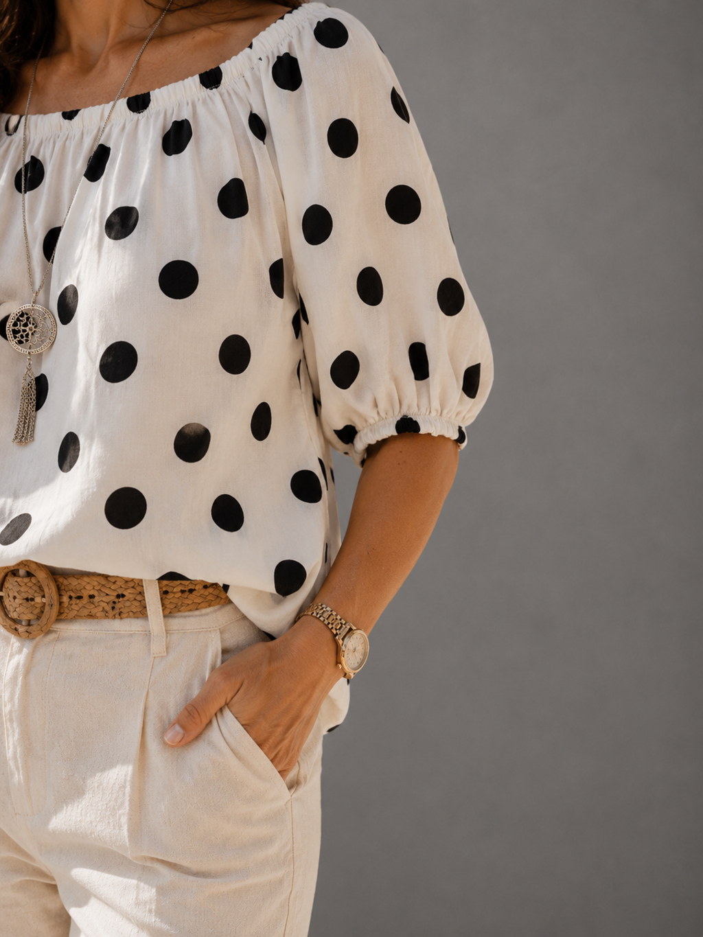 Tania | Blusa con Lunares