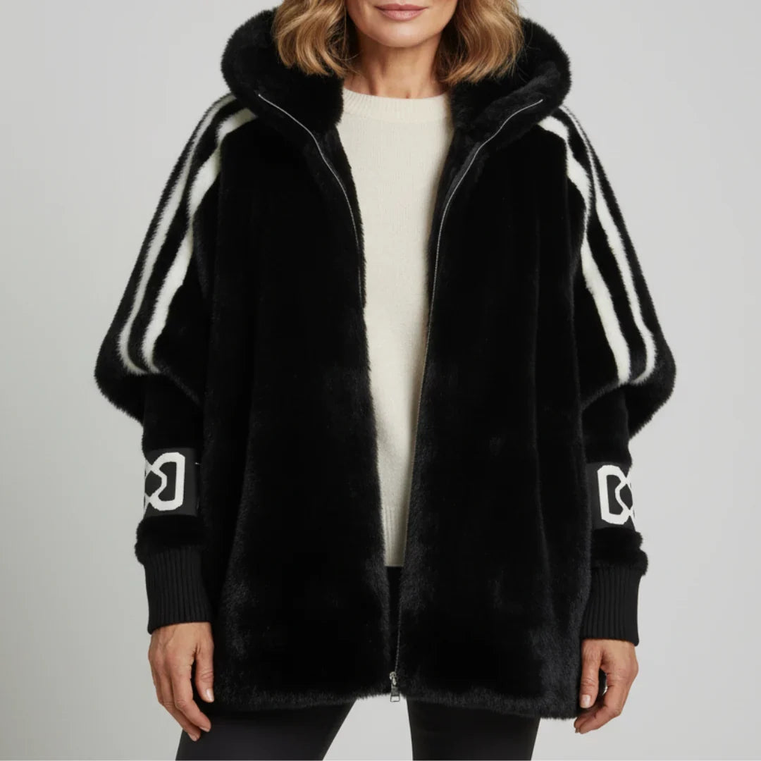 Jeannette™ | Manteau d’hiver élégant en fausse fourrure