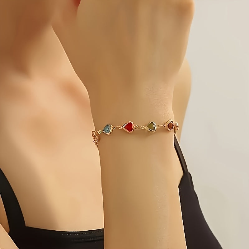 Anaïs - Bracelet unique en forme de cœur