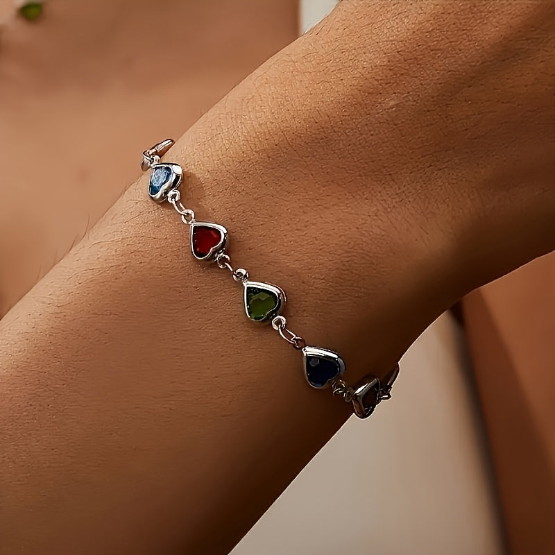 Anaïs - Bracelet unique en forme de cœur
