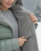 Georgine | Manteau doudoune avec doublure polaire