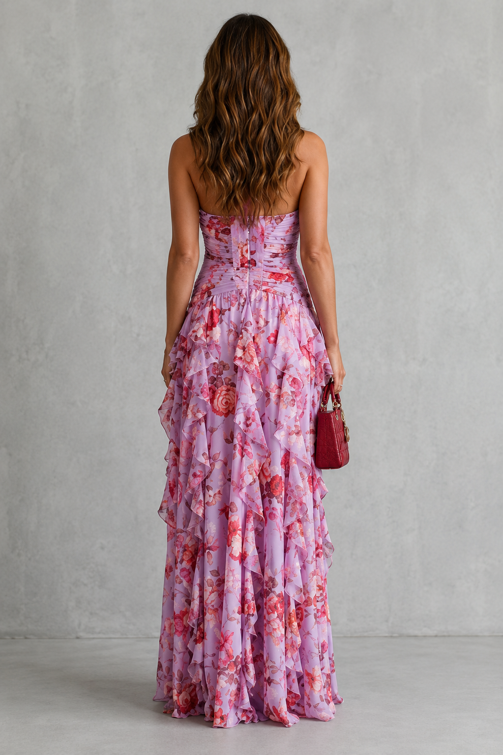 Inadara | Vestido Romántico de rosas