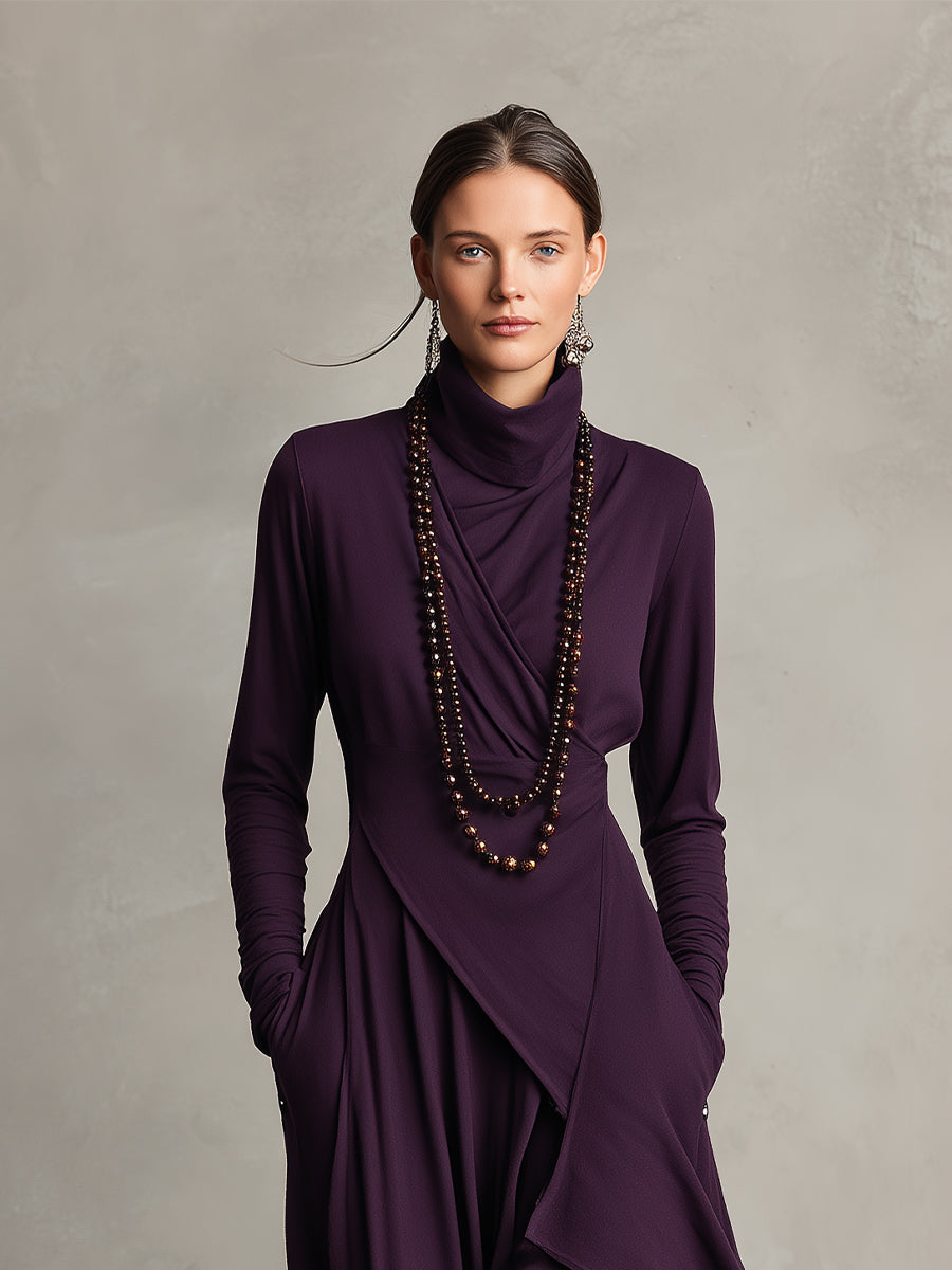 Cléophée | Robe élégante drapée