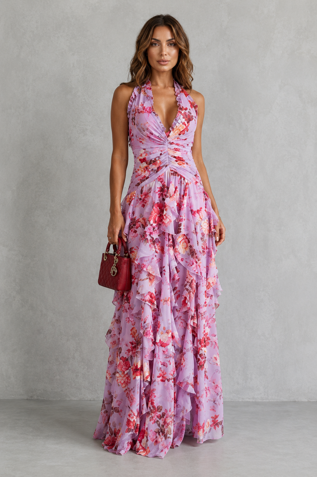 Inadara | Vestido Romántico de rosas