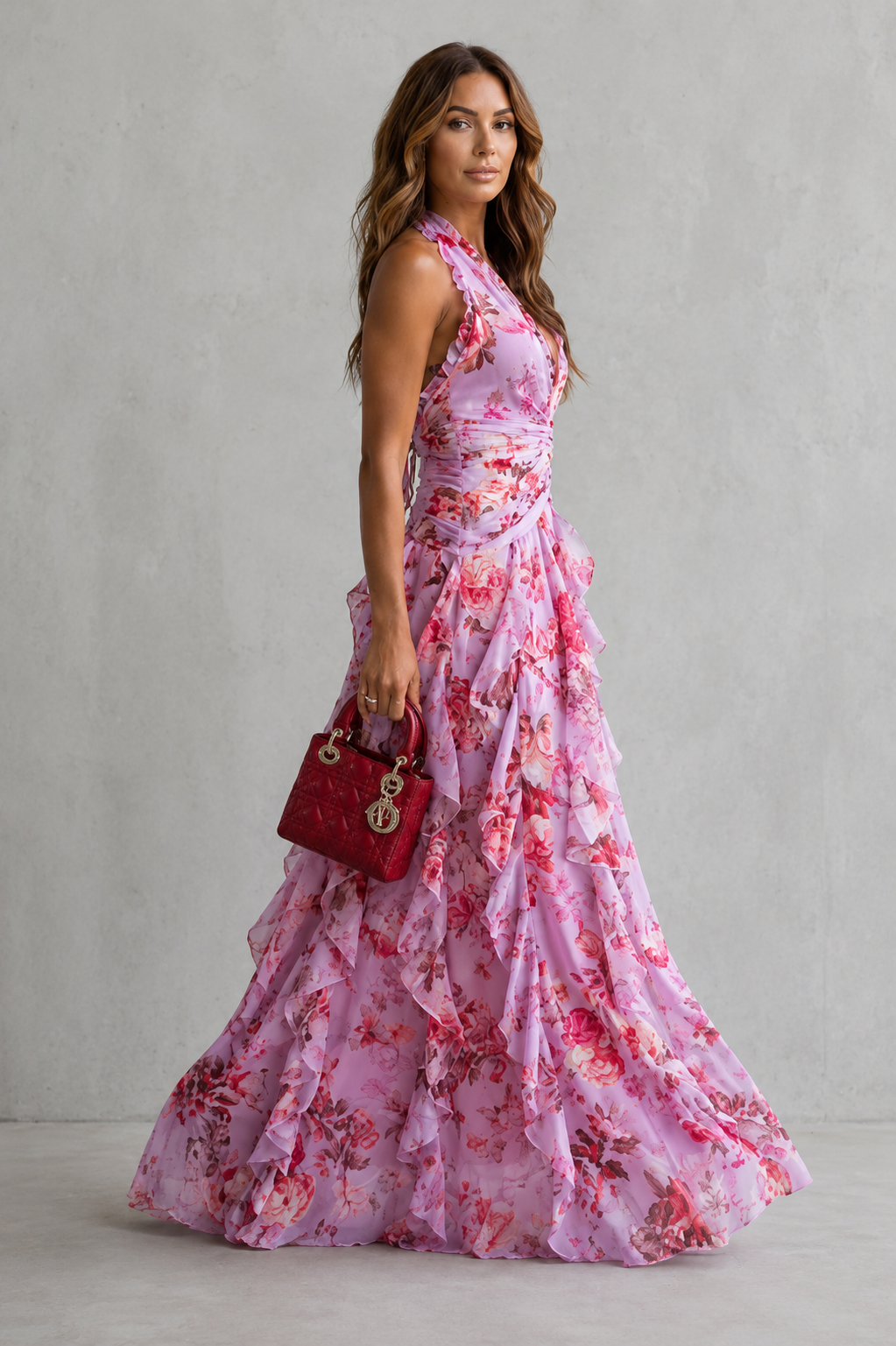 Inadara | Vestido Romántico de rosas