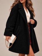 Célestine | Manteau doux en polaire teddy